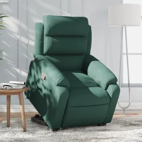 Dunkelgrüner Relaxsessel aus Samt von , Sessel - Ref: Foro24-3205094, Preis: 296,60 €, Rabatt: %
