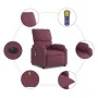 Elektrischer Massage-Liegestuhl Stoff lila von , Sessel - Ref: Foro24-3204819, Preis: 245,13 €, Rabatt: %