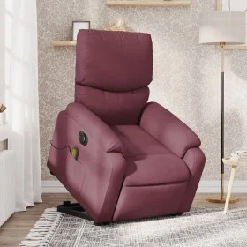 Sillón de masaje eléctrico reclinable elevable tela morado by , Armchairs - Ref: Foro24-3204867, Price: 328,84 €, Discount: %