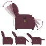 Sillón de masaje eléctrico reclinable elevable tela morado by , Armchairs - Ref: Foro24-3204867, Price: 328,84 €, Discount: %