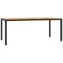 Set de comedor de jardín 7 pzas y cojines ratán sintético negro de , Conjuntos de jardín - Ref: Foro24-3211864, Precio: 730,6...