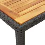 7-teiliges Garten-Esszimmerset und Kissen synthetisches Rattan schwarz von , Gartensets - Ref: Foro24-3211870, Preis: 800,06 ...