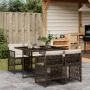 5-piece garden dining set and cushions synthetic rattan brown by , Garden sets - Ref: Foro24-3210897, Price: 311,43 €, Discou...