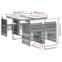 5-teiliges Garten-Esszimmerset und Kissen Kunstrattan braun von , Gartensets - Ref: Foro24-3210897, Preis: 312,00 €, Rabatt: %