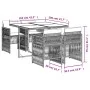 Set de muebles jardín 5 pzas con cojines ratán sintético negro de , Conjuntos de jardín - Ref: Foro24-3210895, Precio: 307,58...