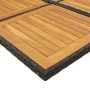 Set de comedor jardín 11 pzas con cojines ratán sintético negro de , Conjuntos de jardín - Ref: Foro24-3211575, Precio: 666,7...