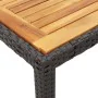 7 pcs garden dining set and cushions synthetic rattan black by , Garden sets - Ref: Foro24-3212046, Price: 746,23 €, Discount: %