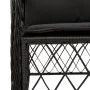 7 pcs garden dining set and cushions synthetic rattan black by , Garden sets - Ref: Foro24-3212046, Price: 746,23 €, Discount: %