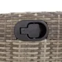 Set comedor jardín 7 pzas y cojines ratán sintético gris by , Garden sets - Ref: Foro24-3213082, Price: 1,00 €, Discount: %