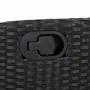 7-teiliges Garten-Esszimmerset und Kissen synthetisches Rattan schwarz von , Gartensets - Ref: Foro24-3213089, Preis: 874,99 ...