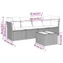 5-piece garden dining set and cushions synthetic rattan brown by , Garden sets - Ref: Foro24-3249082, Price: 318,88 €, Discou...