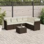 Juego de sofás de jardín 7 piezas con cojines ratán PE marrón von , Gartensets - Ref: Foro24-3249532, Preis: 444,54 €, Rabatt: %