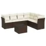 Juego de sofás de jardín 7 piezas con cojines ratán PE marrón von , Gartensets - Ref: Foro24-3249532, Preis: 444,54 €, Rabatt: %