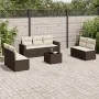 Set sofás de jardín 8 piezas y cojines ratán sintético marrón von , Gartensets - Ref: Foro24-3218833, Preis: 494,97 €, Rabatt: %