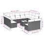 Set Gartensofas und -kissen 12 Stück synthetisches Rattan braun von , Gartensets - Ref: Foro24-3218363, Preis: 733,87 €, Raba...