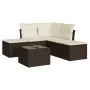 Set sofás de jardín 6 piezas y cojines ratán sintético marrón de , Conjuntos de jardín - Ref: Foro24-3249572, Precio: 339,97 ...