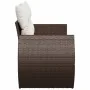 Sofá de jardín con cojines 2 plazas ratán sintético marrón by , Outdoor sofas - Ref: Foro24-366211, Price: 179,08 €, Discount: %