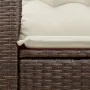 Sofá de jardín con cojines 2 plazas ratán sintético marrón by , Outdoor sofas - Ref: Foro24-366211, Price: 179,08 €, Discount: %