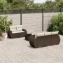 Set of 6-piece garden sofas and cushions synthetic rattan brown by , Garden sets - Ref: Foro24-3221102, Price: 463,42 €, Disc...