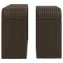 Estantes de almacenaje 2 unidades ratán sintético marrón von , Kleiderbügel und Regale - Ref: Foro24-366213, Preis: 81,75 €, ...