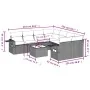 Set de sofás de jardín 9 pzas y cojines ratán sintético marrón by , Garden sets - Ref: Foro24-3252300, Price: 615,59 €, Disco...