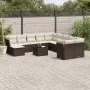 Set Gartensofas und -kissen 12 Stück synthetisches Rattan braun von , Gartensets - Ref: Foro24-3250462, Preis: 770,93 €, Raba...