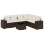 Juego de sofás de jardín 7 piezas con cojines ratán PE marrón von , Gartensets - Ref: Foro24-3254960, Preis: 480,04 €, Rabatt: %
