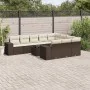 Set Gartensofas 11 Stück Kissen synthetisches Rattan braun von , Gartensets - Ref: Foro24-3255440, Preis: 685,36 €, Rabatt: %