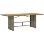 Set comedor jardín 9 pzas y cojines ratán sintético gris by , Garden sets - Ref: Foro24-3213505, Price: 679,40 €, Discount: %