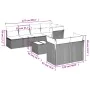 Set sofás de jardín 8 piezas y cojines ratán sintético marrón von , Gartensets - Ref: Foro24-3217303, Preis: 544,26 €, Rabatt: %