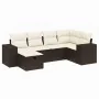 Set sofás de jardín 6 piezas y cojines ratán sintético marrón de , Conjuntos de jardín - Ref: Foro24-3264419, Precio: 422,67 ...
