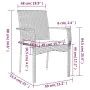 7 pcs garden dining set and cushions synthetic rattan black by , Garden sets - Ref: Foro24-3213494, Price: 553,44 €, Discount: %