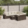 Set mit 9 Gartensofas und Kissen Kunstrattan braun von , Gartensets - Ref: Foro24-3254700, Preis: 624,08 €, Rabatt: %