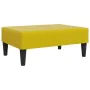 Sofá cama 2 plazas con almohadas taburete terciopelo amarillo by , Sofas - Ref: Foro24-3216223, Price: 327,29 €, Discount: %