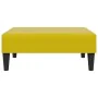 Sofá cama 2 plazas con almohadas taburete terciopelo amarillo by , Sofas - Ref: Foro24-3216223, Price: 327,29 €, Discount: %