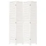 4-panel solid wood Paulownia white room divider by , Room dividers - Ref: Foro24-358836, Price: 140,06 €, Discount: %
