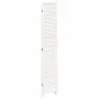 4-panel solid wood Paulownia white room divider by , Room dividers - Ref: Foro24-358836, Price: 140,06 €, Discount: %