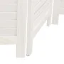 4-panel solid wood Paulownia white room divider by , Room dividers - Ref: Foro24-358836, Price: 140,06 €, Discount: %