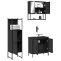 Juego de muebles de baño 3 pzas madera contrachapada negro by , Bathroom furniture - Ref: Foro24-3214700, Price: 154,08 €, Di...