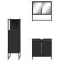 Juego de muebles de baño 3 pzas madera contrachapada negro by , Bathroom furniture - Ref: Foro24-3214700, Price: 154,08 €, Di...