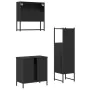 Juego de muebles de baño 3 pzas madera contrachapada negro by , Bathroom furniture - Ref: Foro24-3214700, Price: 154,08 €, Di...