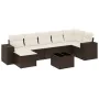 Set sofás de jardín 8 piezas y cojines ratán sintético marrón de , Conjuntos de jardín - Ref: Foro24-3222892, Precio: 520,97 ...