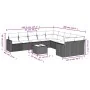Set de sofás de jardín 11 pzas y cojines ratán sintético negro by , Garden sets - Ref: Foro24-3219507, Price: 827,25 €, Disco...