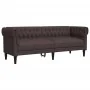 3-Sitzer Chesterfield Sofa dunkelbrauner Stoff von , Sofas - Ref: Foro24-372559, Preis: 276,90 €, Rabatt: %