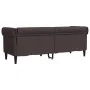 3-Sitzer Chesterfield Sofa dunkelbrauner Stoff von , Sofas - Ref: Foro24-372559, Preis: 276,90 €, Rabatt: %