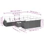 Set de sofás de jardín 11 pzas cojines ratán sintético marrón by , Modular outdoor sofas - Ref: Foro24-3221902, Price: 732,10...