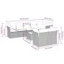Set mit 9 Gartensofas und Kissen Kunstrattan braun von , Gartensets - Ref: Foro24-3217923, Preis: 608,00 €, Rabatt: %