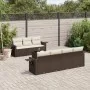 Set sofás de jardín 8 piezas y cojines ratán sintético marrón de , Conjuntos de jardín - Ref: Foro24-3219932, Precio: 545,44 ...
