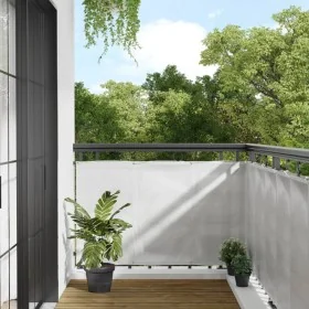 100% polyester Oxford light gray balcony screen 90x700 cm by , Umbrellas - Ref: Foro24-4000011, Price: 35,25 €, Discount: %