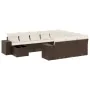 Set de sofás de jardín 11 pzas cojines ratán sintético marrón de , Conjuntos de jardín - Ref: Foro24-3223132, Precio: 728,32 ...